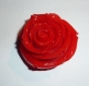 Très belle rose acrylique de couleur rouge 