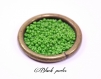 Perle de rocaille ronde 2,6mm, verte, 5g - prr4 