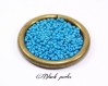 Perle de rocaille ronde 2,4mm, turquoise, 5g - prr13 