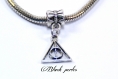 Perle style pandora pendentif charm triangle- p30 