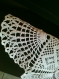 Napperon octogonale crochet couleur blanc ( sur commande) 