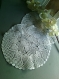 Lot de 2 napperons crochet blanc motif ananas (sur commande) 