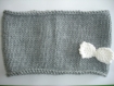 Bonnet bébé tricoté main tête d'animal : raton laveur de la taille naissance à 2 ans 