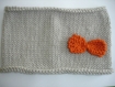 Bonnet pour bébé tricoté main tête d'animal : renard de la taille naissance à 2 ans 