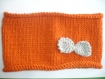 Bonnet pour bébé tricoté main tête d'animal : renard de la taille naissance à 2 ans 