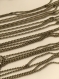Collier sautoir chaîne à billes fermoir en bronze 80cm x1 