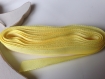 Ruban gros grains jaune largeur 9mm x 3 mètres 