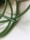 1 mètre de cordon creux caoutchouc vert olive diamètre 3mm 