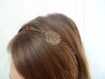 Headband bronze et cristal rouge " ness " 