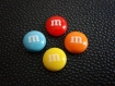 Magnets bonbons "m" aimants neodymes lot 1 