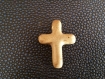 Pendentif croix en céramique 37mm x 29mm 