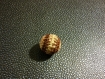 Grosse perle recouverte au crochet perle crochetée env. 22mm marron beige 