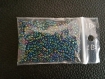 Perles rocailles couleur moiré 2mm sachet 10gr 