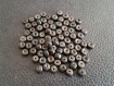 20 perles rondelles coco naturelles noires 5mm 