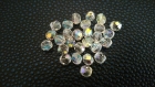Perles facettes cristal de bohème transparent 5mm 