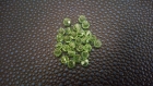 27x perles en cristal de verre vert 4mm 