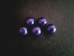 Perle magique miracle ronde violet 16mm 
