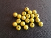 10x perles magique miracle ronde jaune 8mm 