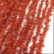 Perles chips os en corail 5mm - 11mm rouge 