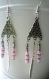 Boucles d'oreille chandeliers aztèques ~ triangle maya~ 