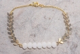Bracelet perles à facettes 