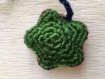 Porte-clés cœur et étoile - vert bordeaux bleu marine, fête des mères 