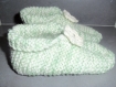 Chaussons laine pour fille pointure 32/33 - 