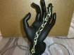 Bracelet " pearl white and green" 