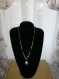 Collier "turquoise" howlite 