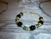 Bracelet "bouddha black strass" 