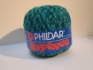Fil a tricoter ou crocheter phildar vert 