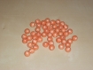 Lot de 50 perles oranges 