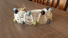 Bracelet olga fil nylon et perles en bois 