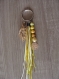 Porte clé ou bijou de sac pompon et breloques 