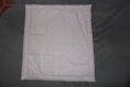 Couverture pour bébé tricot doublé tissus 