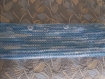 Couverture bébé au crochet "baby blue" 
