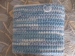 Couverture bébé au crochet "baby blue" 
