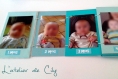 Album guirlande photo première année de bébé 