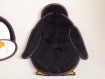 Motif pingouin 2 patchs thermocollant ou à coudre 