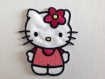 Patch chat chaton rose thermocollant ou à coudre 