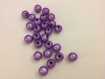 Perles magiques ronde violet 8 mm lot de 25 