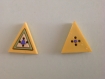 Bouton triangle 26 mm - 4 trous 