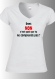 Tee-shirt humoristique col v imprimé "dans non c'est quoi que tu ne comprends pas ?" 