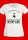 Tee-shirt imprimé "toutes les femmes naissent égales mais les meilleures deviennent secrétaire" 