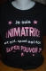 Tee-shirt imprimé "je suis animatrice, et toi quel est ton super pouvoir ?" 