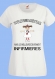 Tee-shirt imprimé "toutes les femmes naissent égales mais les meilleures deviennent infirmières" 