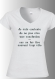 Tee-shirt humoristique col v imprimé "je suis contente de ne pas être une conclusion... car on les tire trop 
