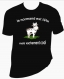 Tee-shirt humoristique "le normand est têtu mais vachement cool'' 