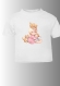 Tee-shirt manches courtes bébé imprimé "bébé, ses chatons et son doudou" 