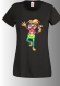 Tee-shirt femme manches courtes imprimé clown 